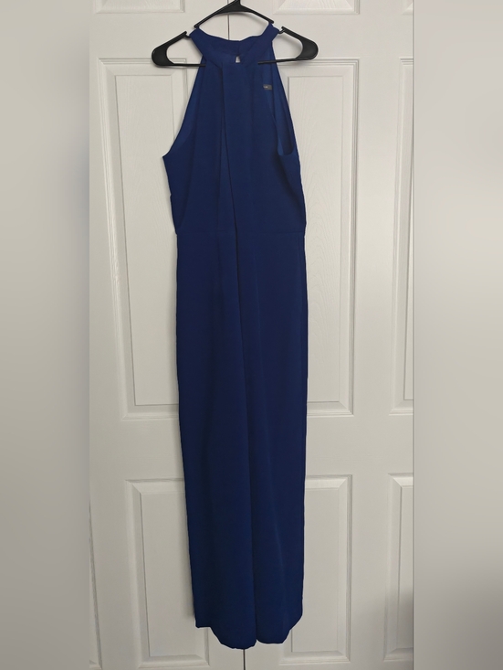 julia jordan Pants - Julia Jordan Royal Blue Halter Jumpsuit